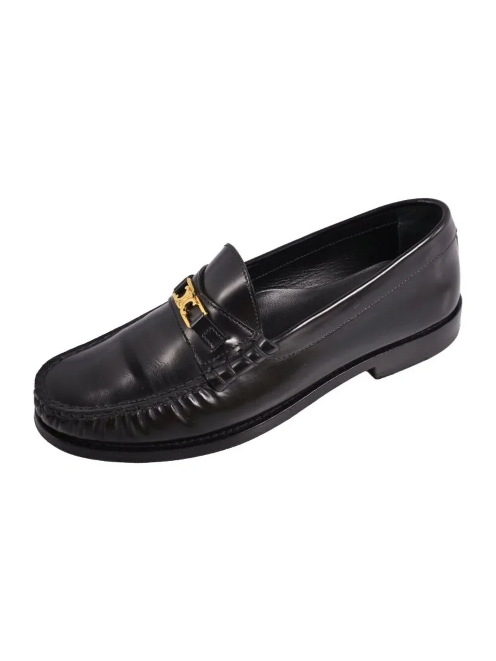Celine Loafers Luco Triomphe Moccasins Leather